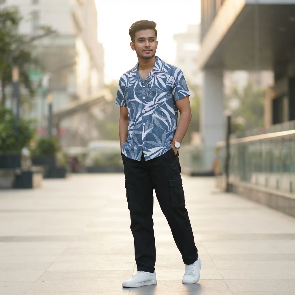 Premium Short Sleeve Cuban Collar Shirt