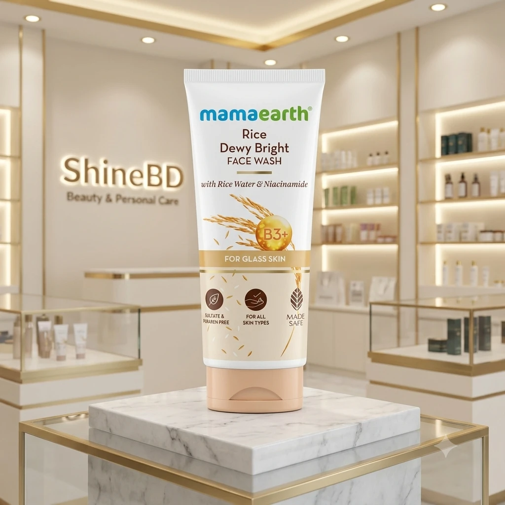 Mamaearth Rice Dewy Bright Face Wash