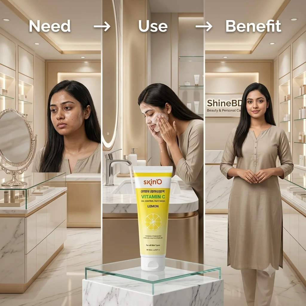 Skin'O Vitamin C Oil Control Facewash (Lemon)