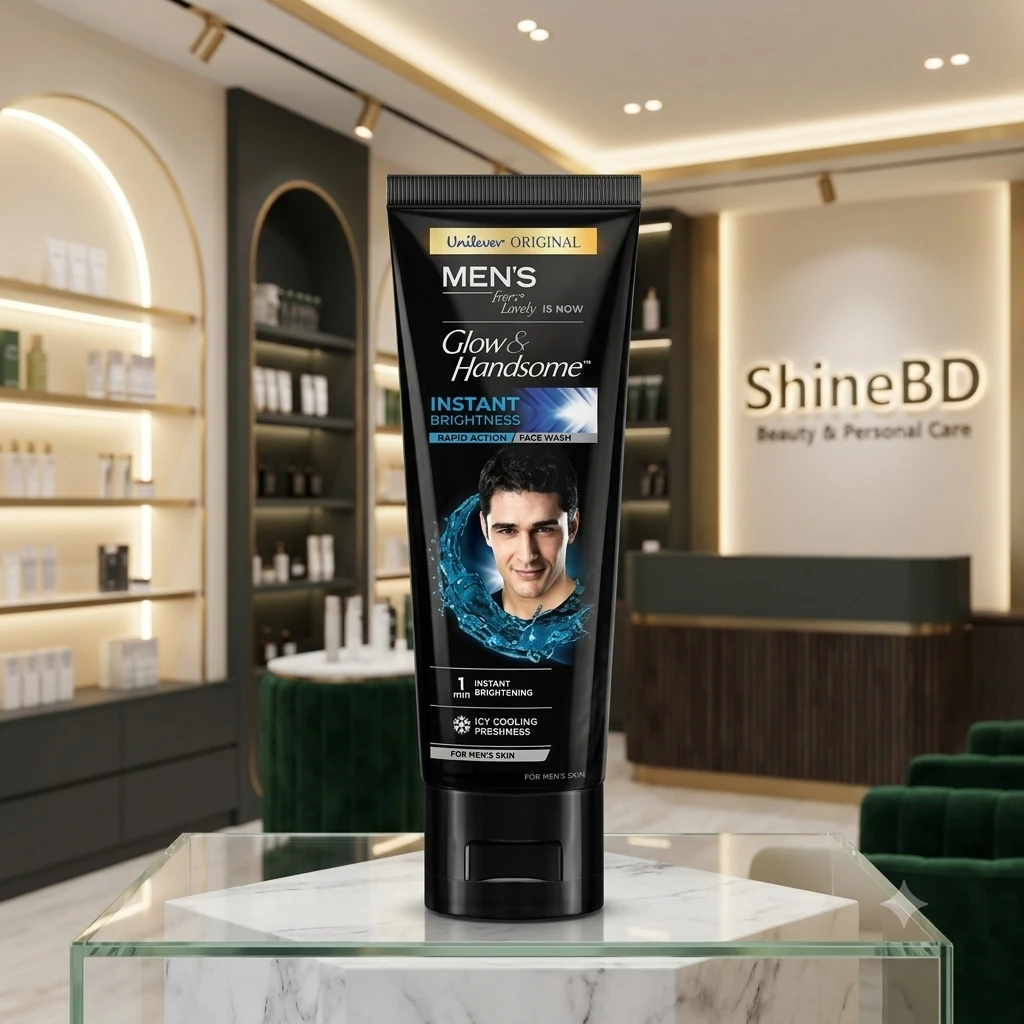 Glow & Handsome Rapid Action Instant Brightness Facewash