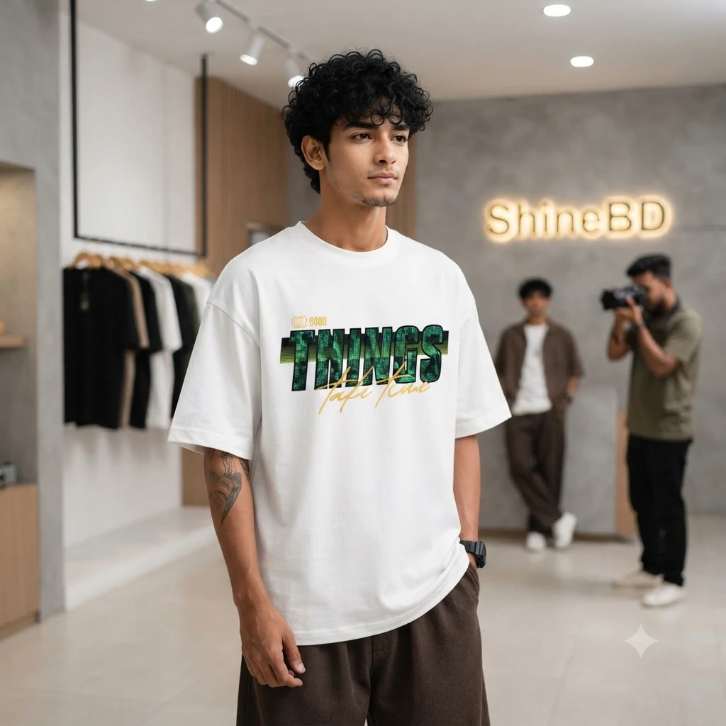 Premium Cotton Drop Shoulder Tshirt