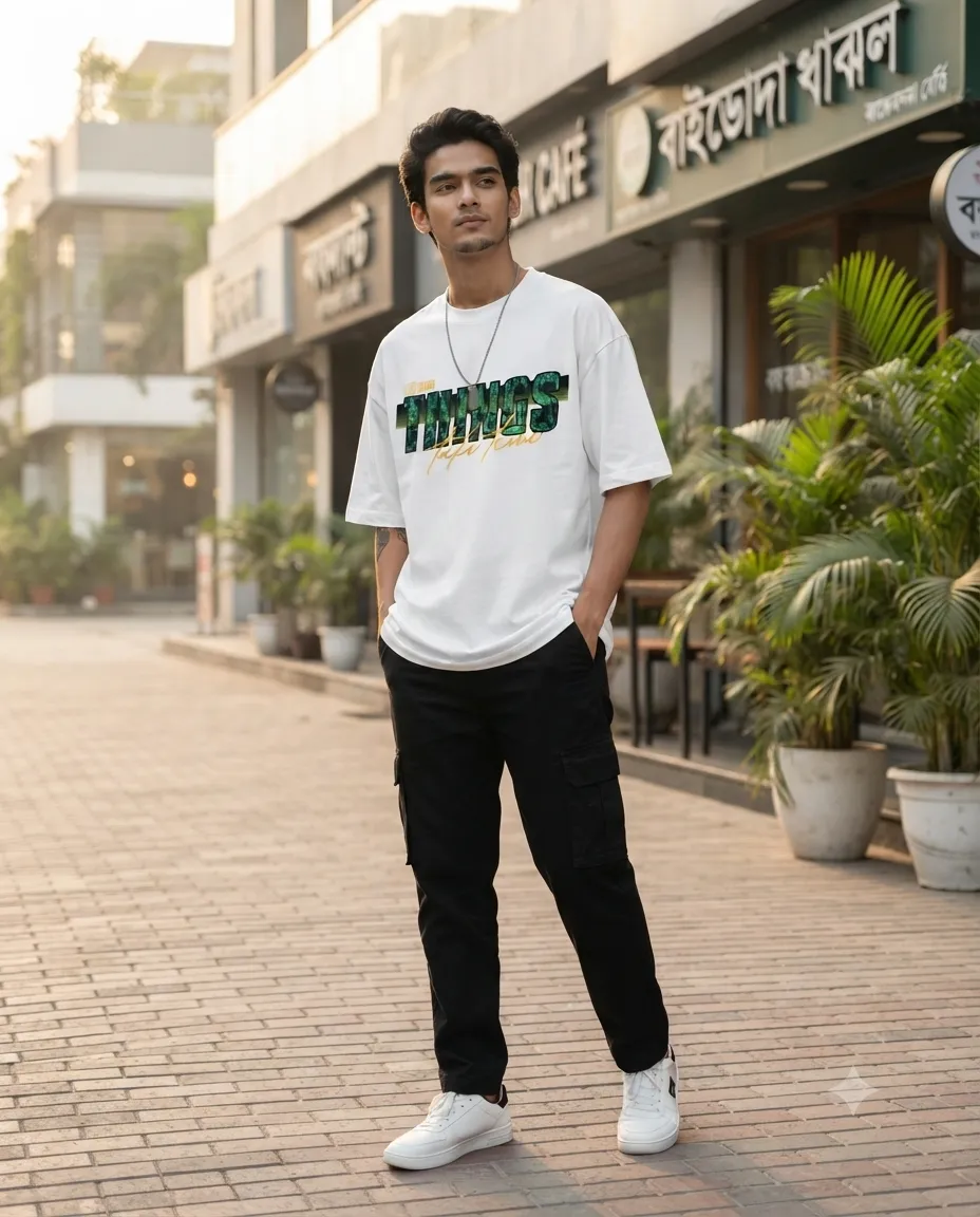 Premium Cotton Drop Shoulder Tshirt
