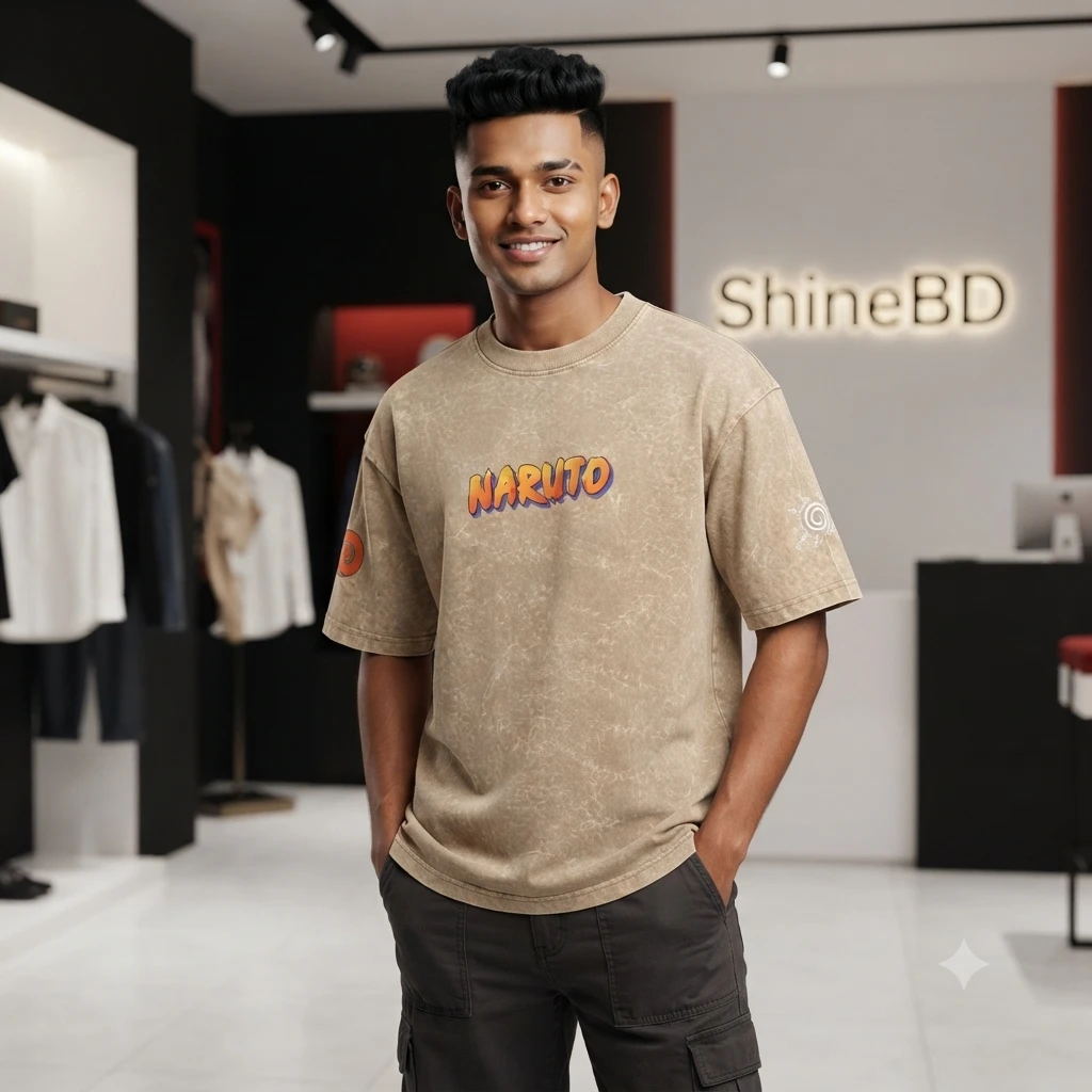 Premium Acid Wash Drop Shoulder TShirt