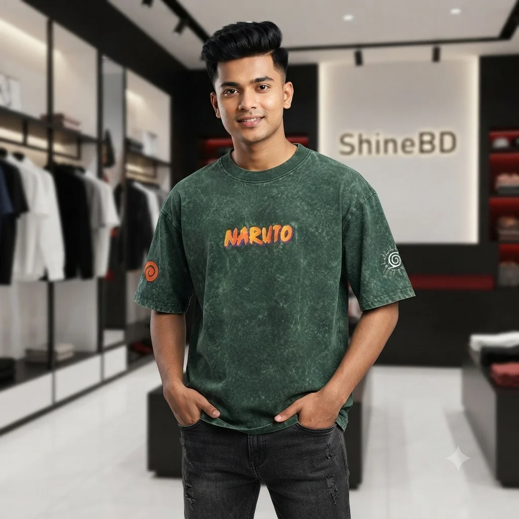 Premium Acid Wash Drop Shoulder TShirt