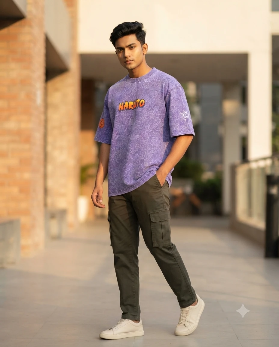 Premium Acid Wash Drop Shoulder TShirt