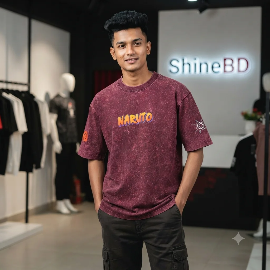 Premium Acid Wash Drop Shoulder TShirt