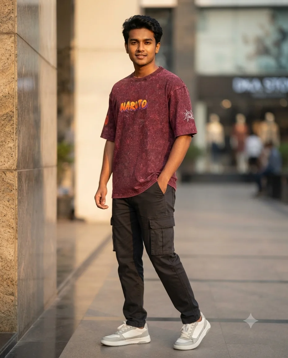 Premium Acid Wash Drop Shoulder TShirt