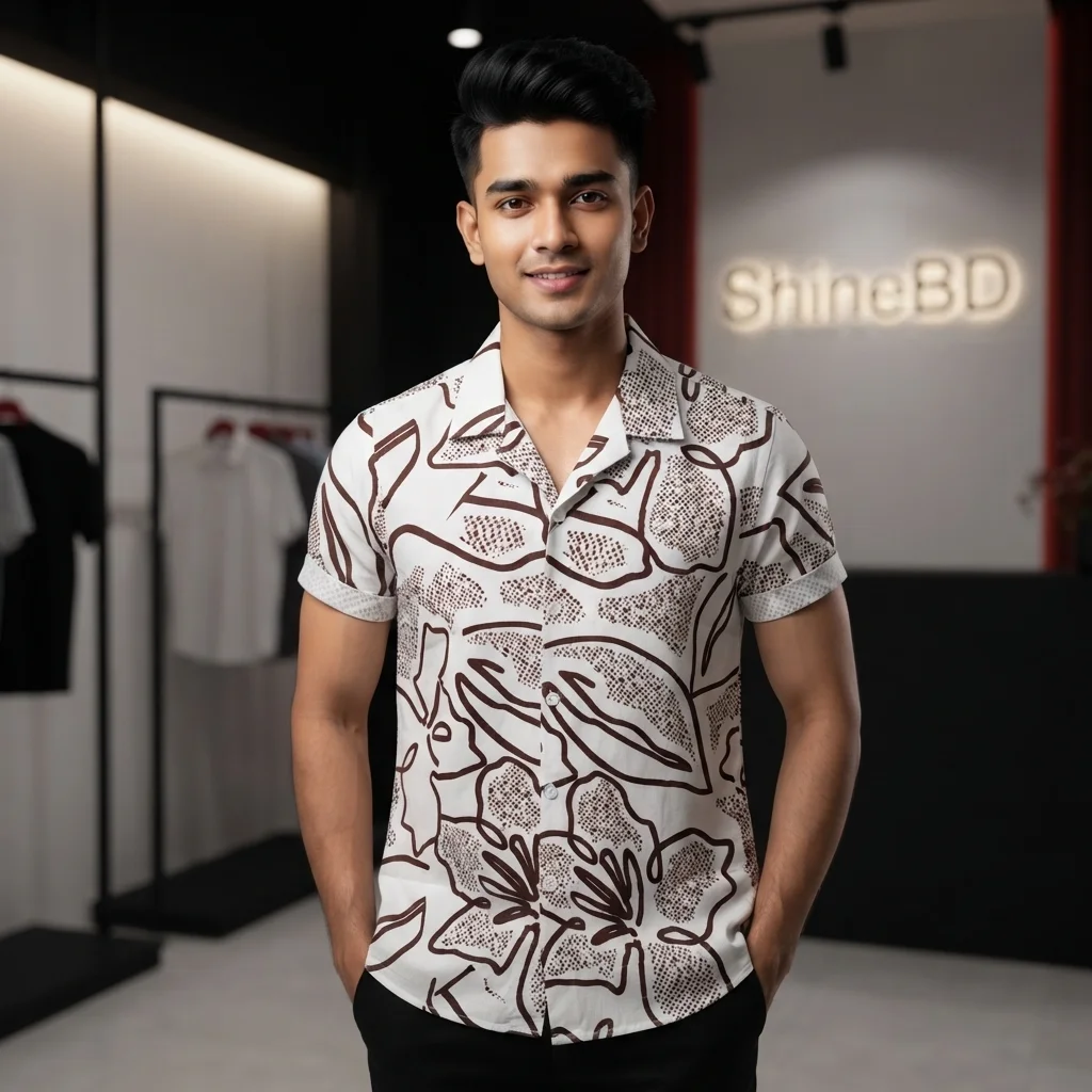 Luxury China Spandex Cot Drooped Shulderd Shirt