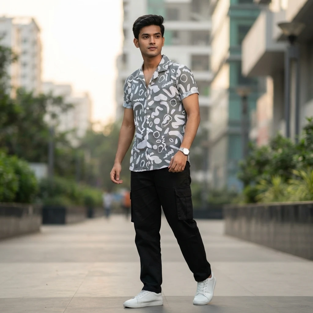 Luxury China Spandex Cot Drooped Shouldered Shirt