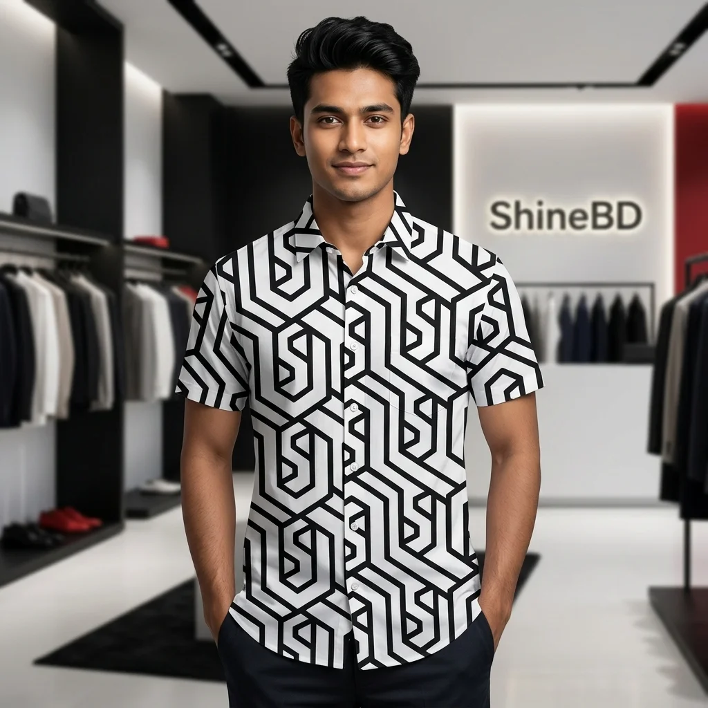 Luxury China Spandex Cot Half Sleeve Shirt