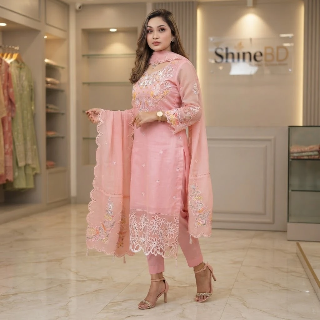 Premium Embroidery Four Piece