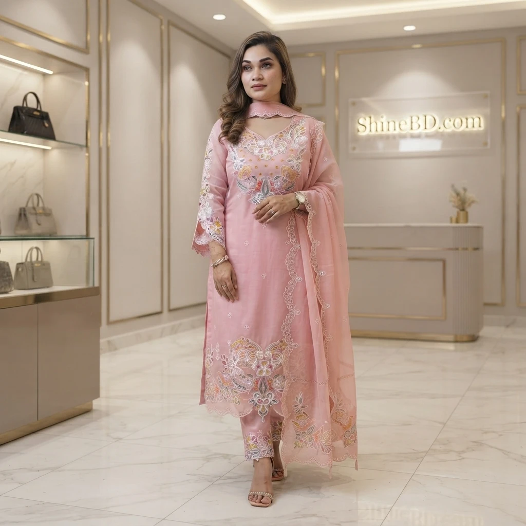 Premium Embroidery Four Piece