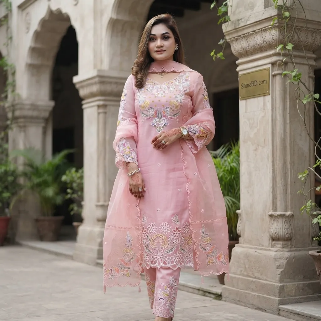 Premium Embroidery Four Piece