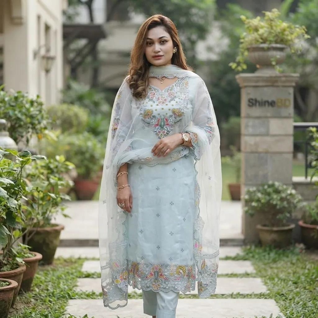 Premium Embroidery Four Piece