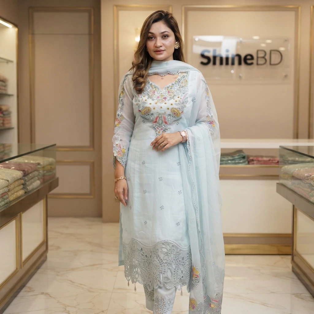 Premium Embroidery Four Piece