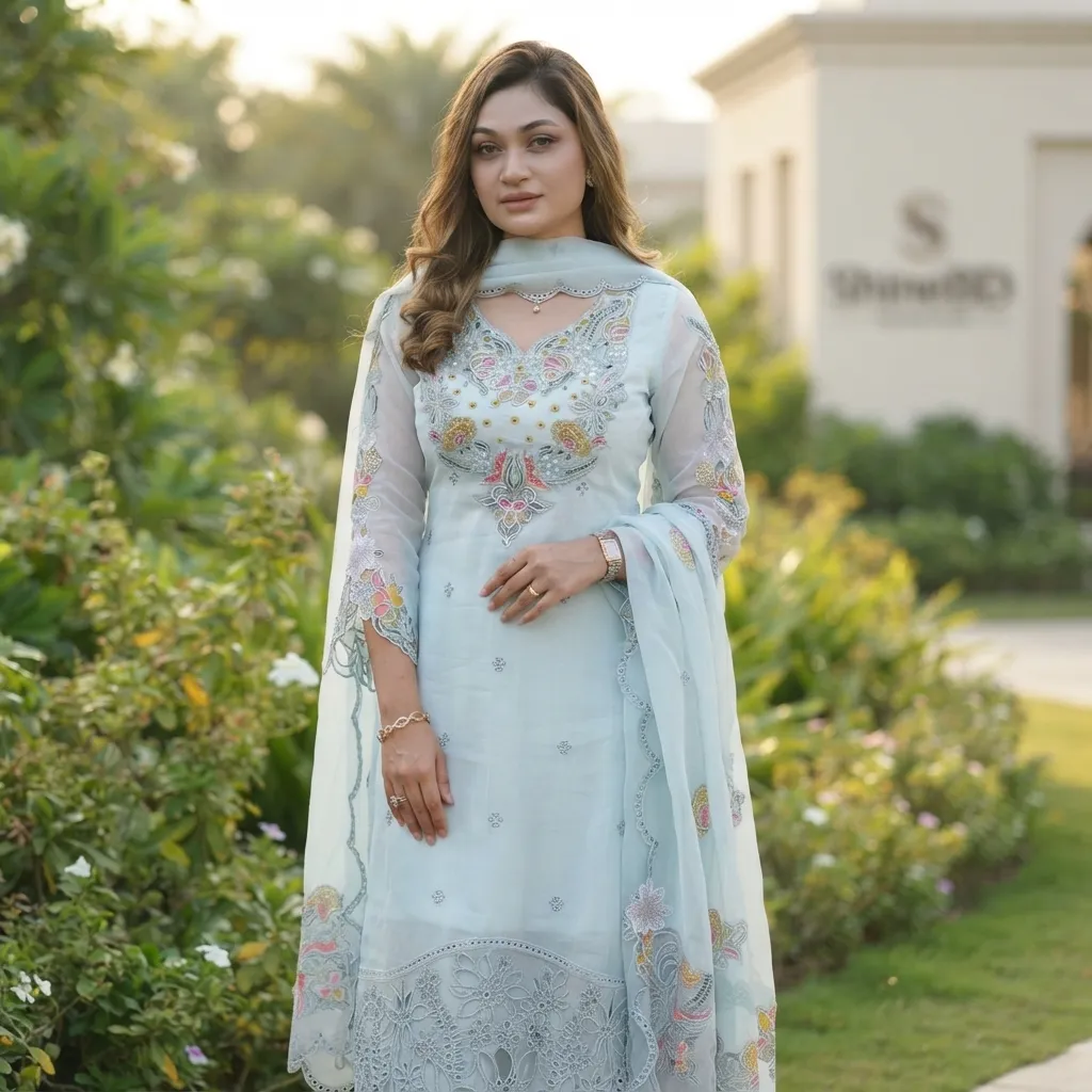 Premium Embroidery Four Piece