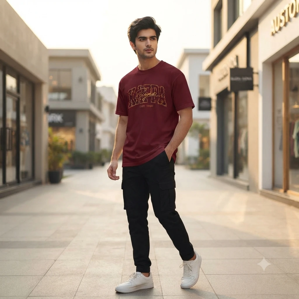 Stylish Drop Shoulder Tshirt