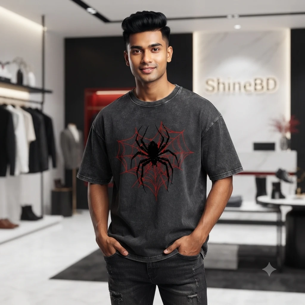 Premium Acid Wash Drop Shoulder TShirt
