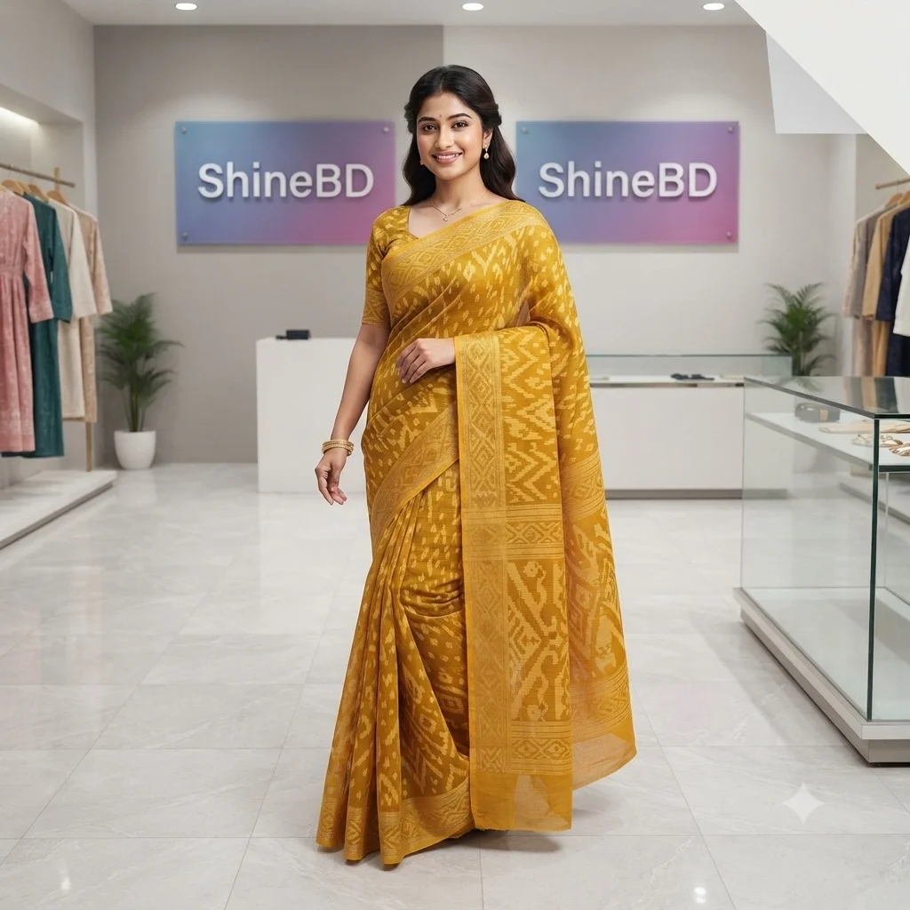Virul Jamdani Saree with Blause pcs