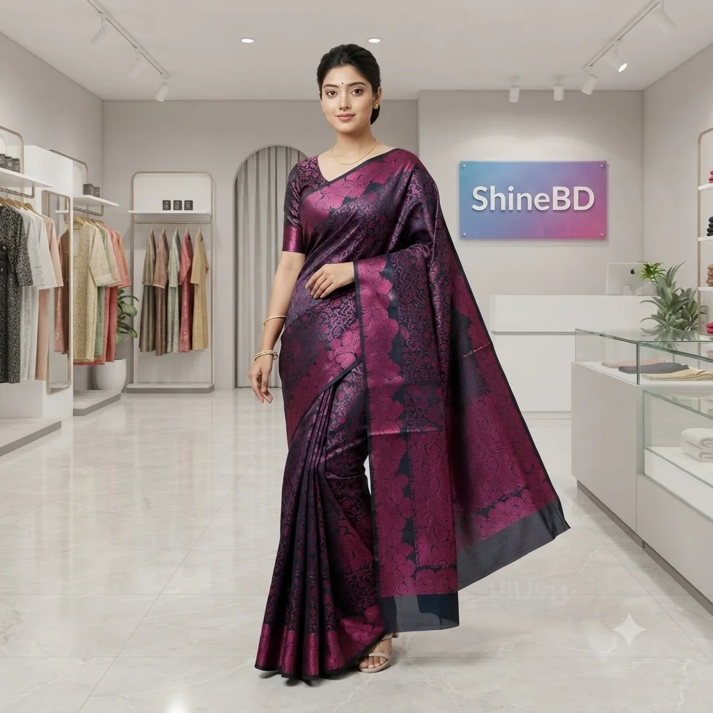 Royal Benaroshi Katan Saree