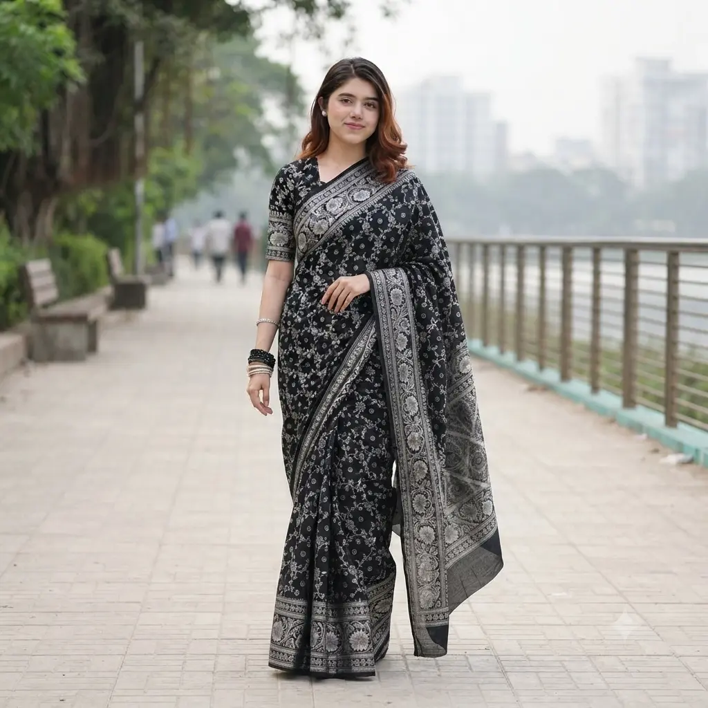 Royal Benaroshi Katan Saree