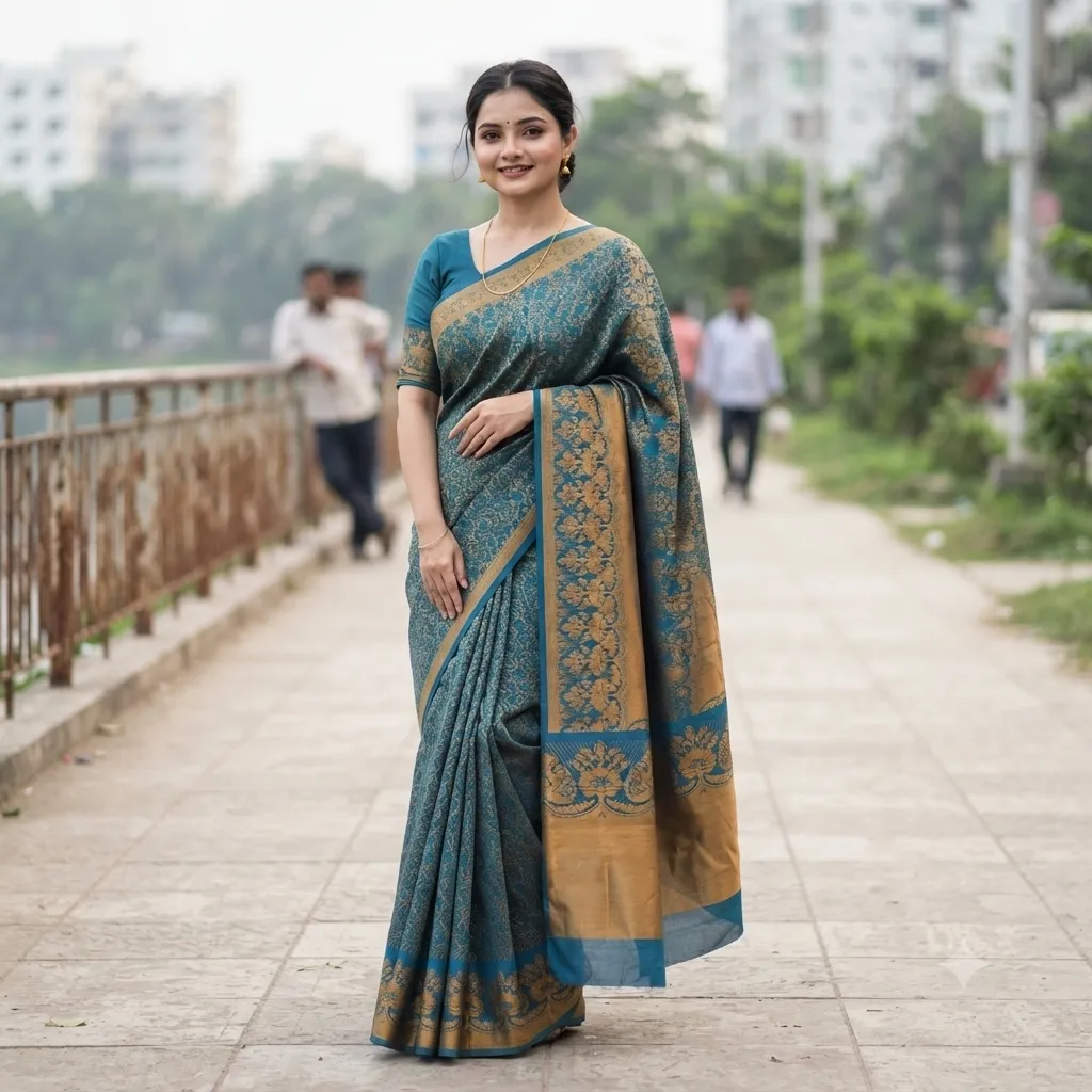 Kanjivaram katan Sharee