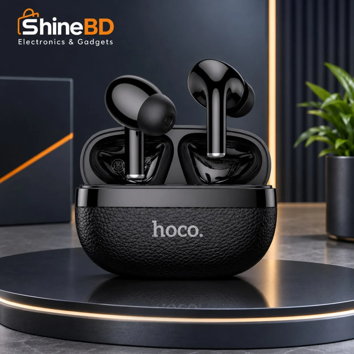 Hoco MMJ-24 Wireless Headset – Bluetooth 6.0 Hi-Fi Audio Neckband & Earphone with Touch Control, 10mm Driver & Long Battery Life