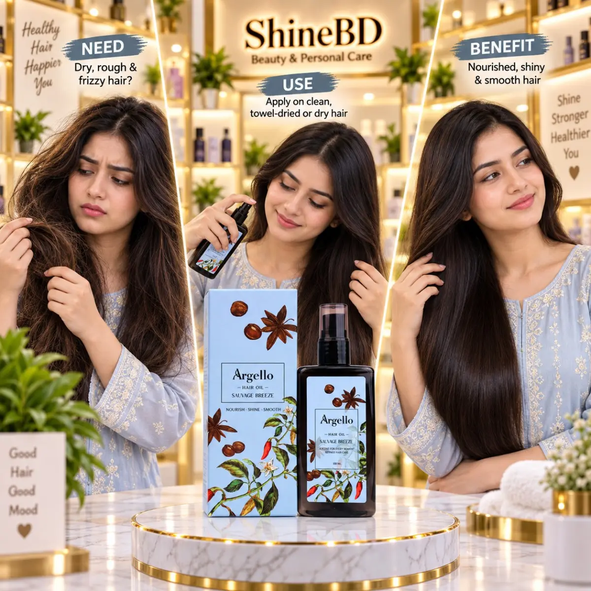 Argello Sauvage Breeze Hair Oil