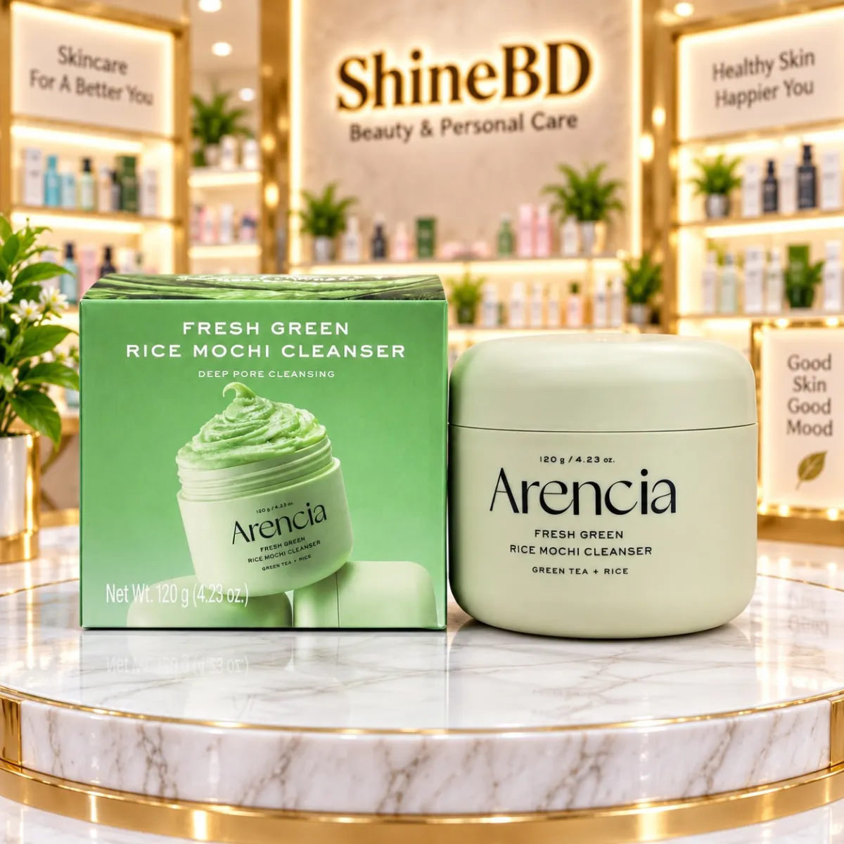 Arencia Fresh Green Rice Mochi Cleanser