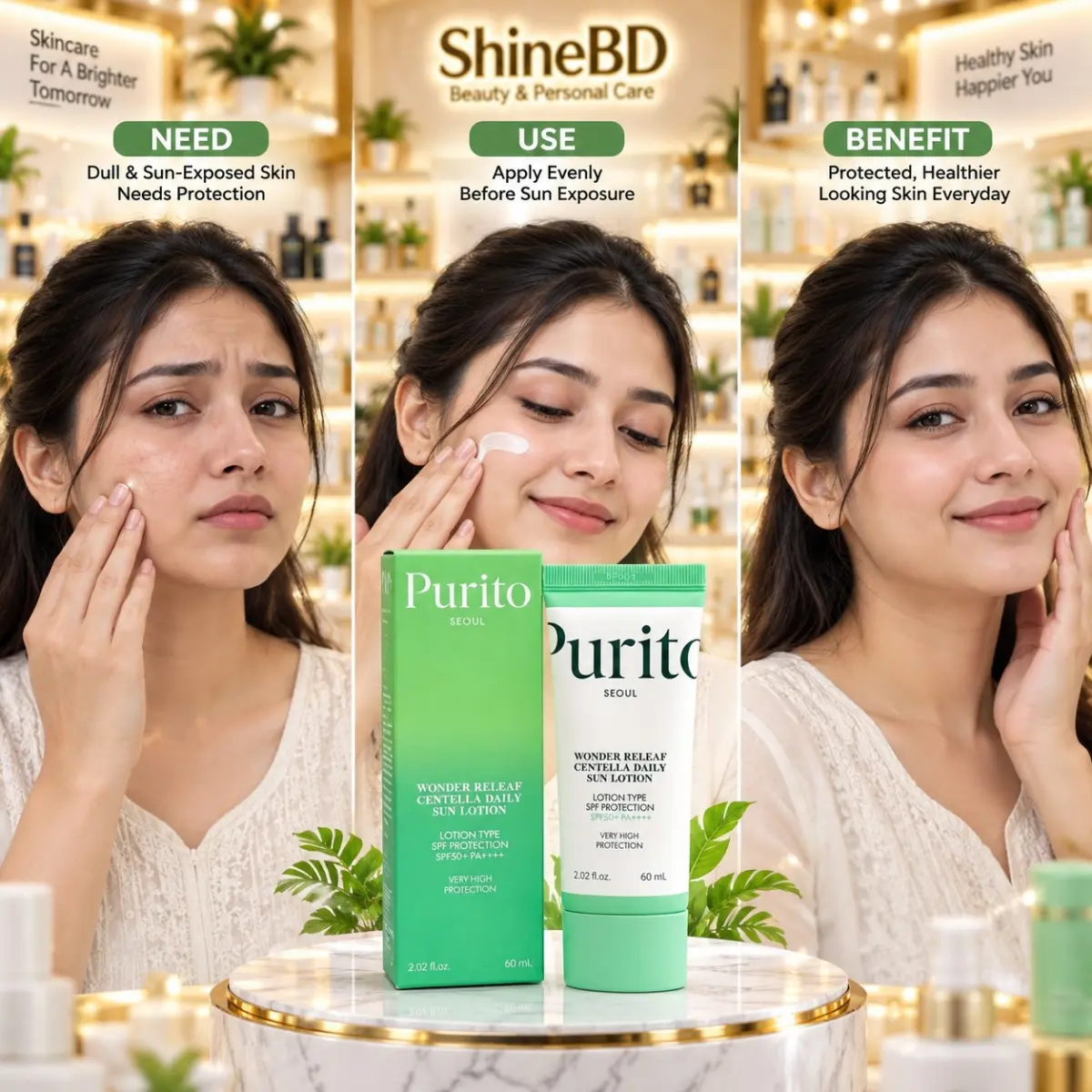 Purito Wonder Releaf Centella Daily Sun Lotion