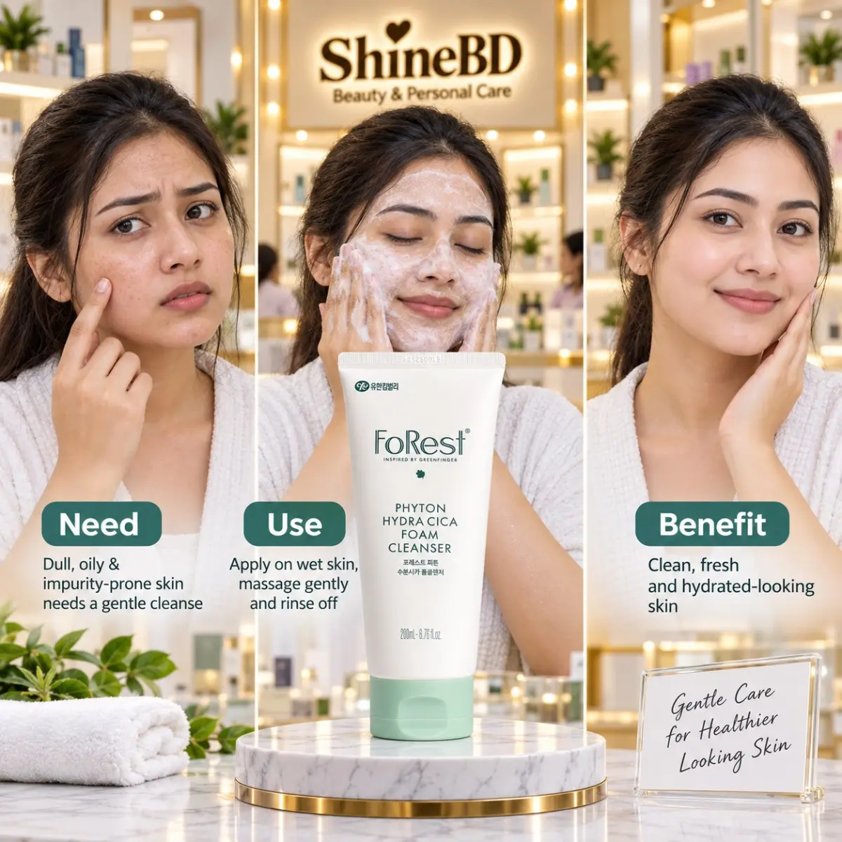 Forest Phyton Hydra Cica Foam Cleanser