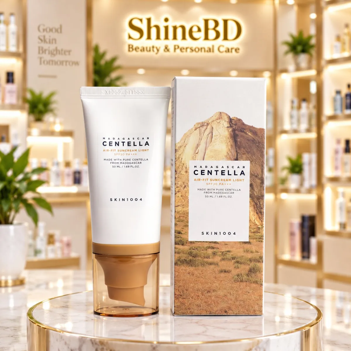 SKIN1004 Madagascar Centella Air - Fit Sun cream Light SPF30 PA ++++