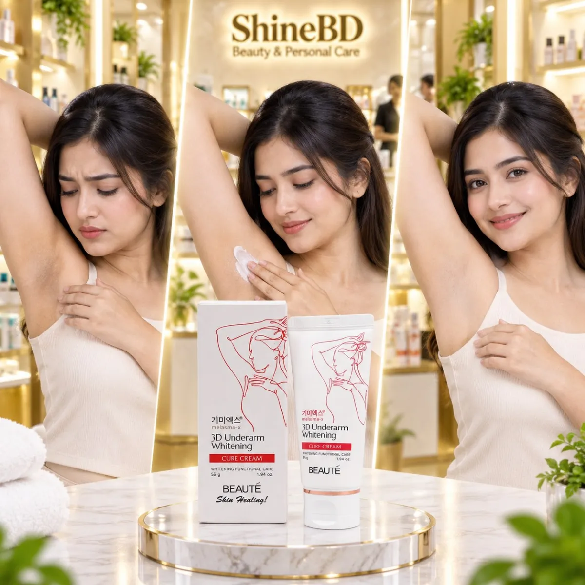 Beaute Melasma -X 3D Underarm Whitening Cure Cream