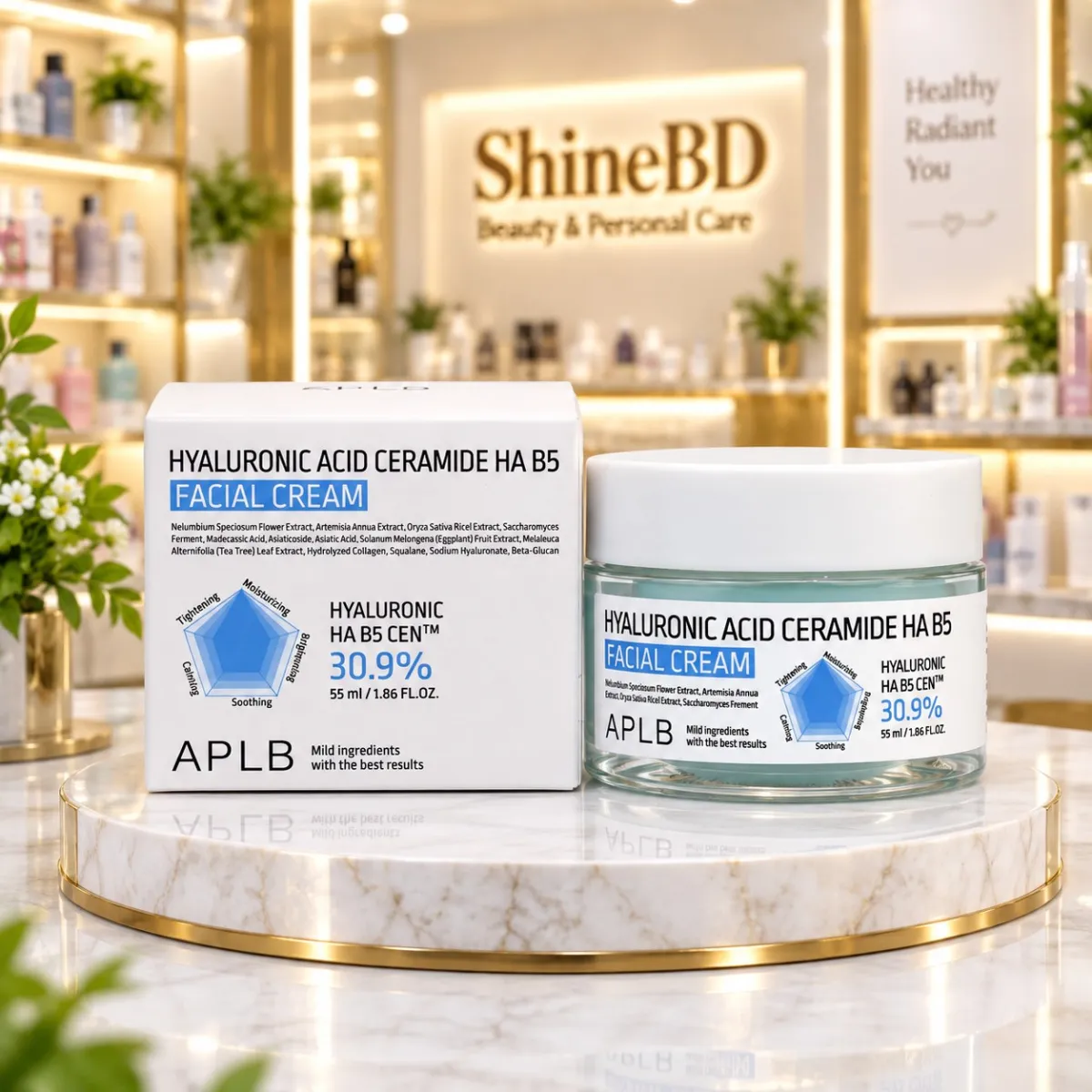 Aplb Hyaluronic Acid Ceramide HA B5 Facial Cream