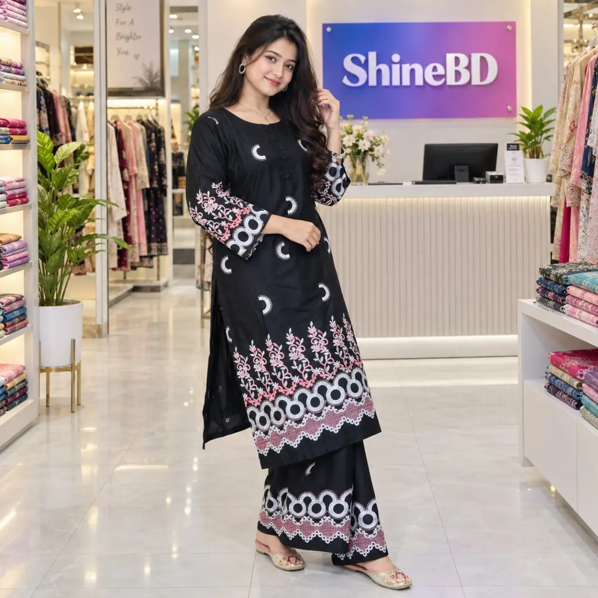 Unique Embroidered Co-Ord Set