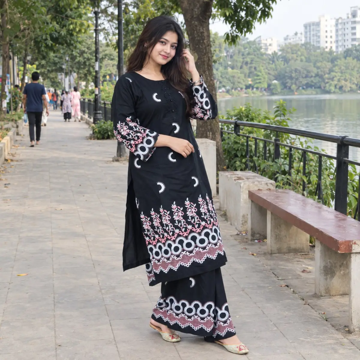 Unique Embroidered Co-Ord Set