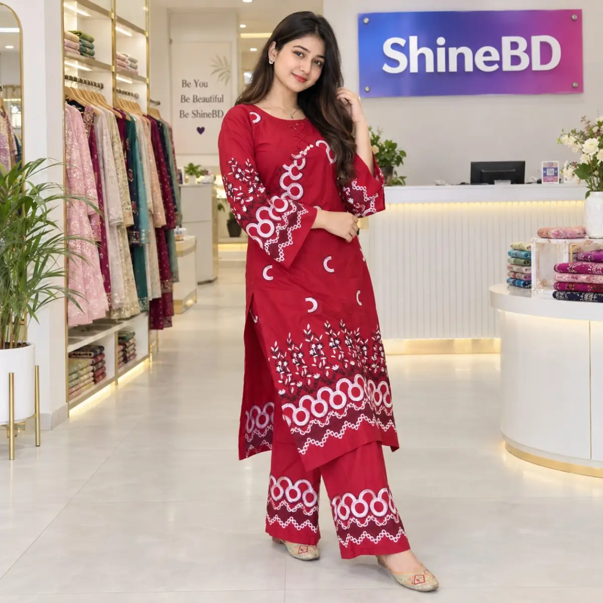 Unique Embroidered Co-Ord Set