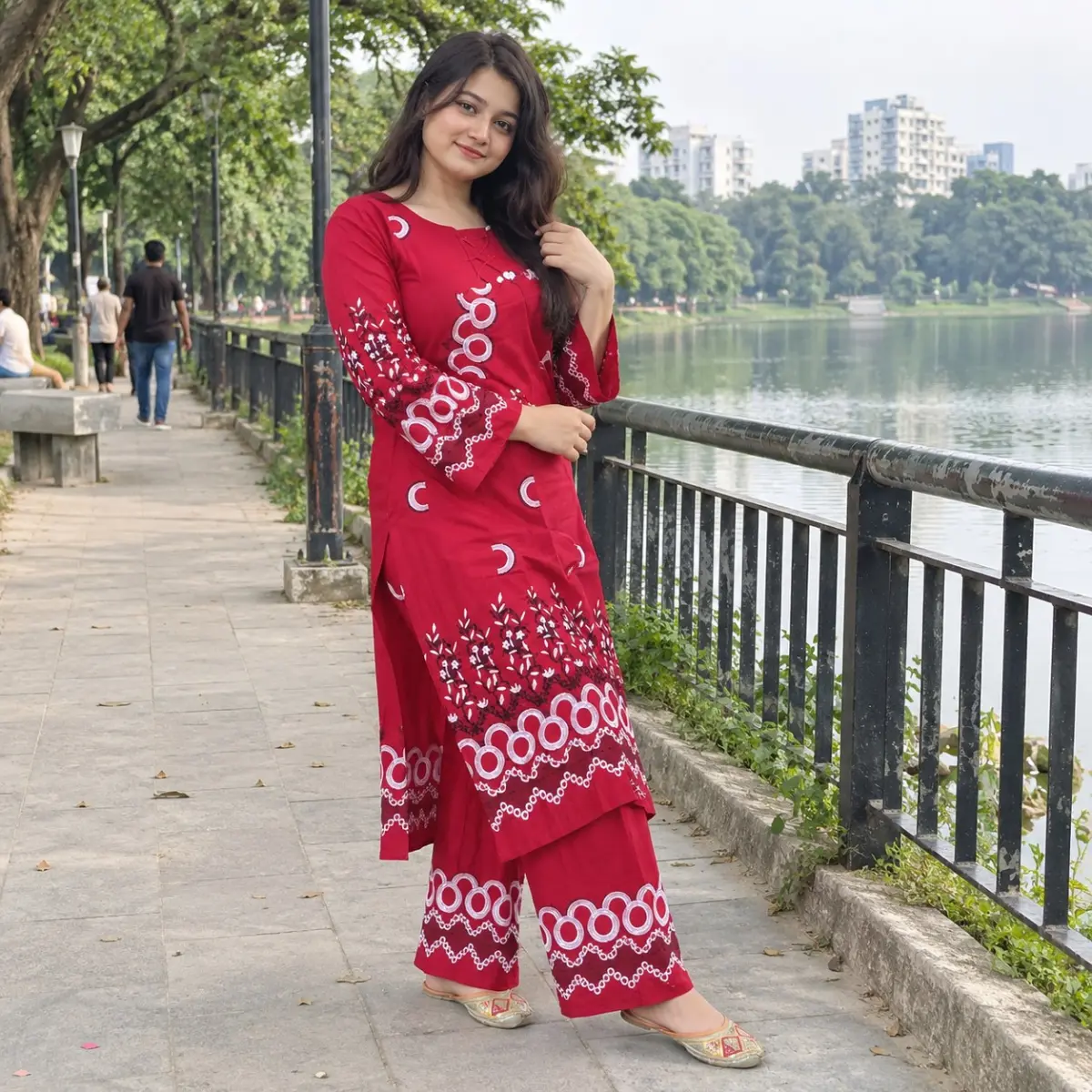 Unique Embroidered Co-Ord Set