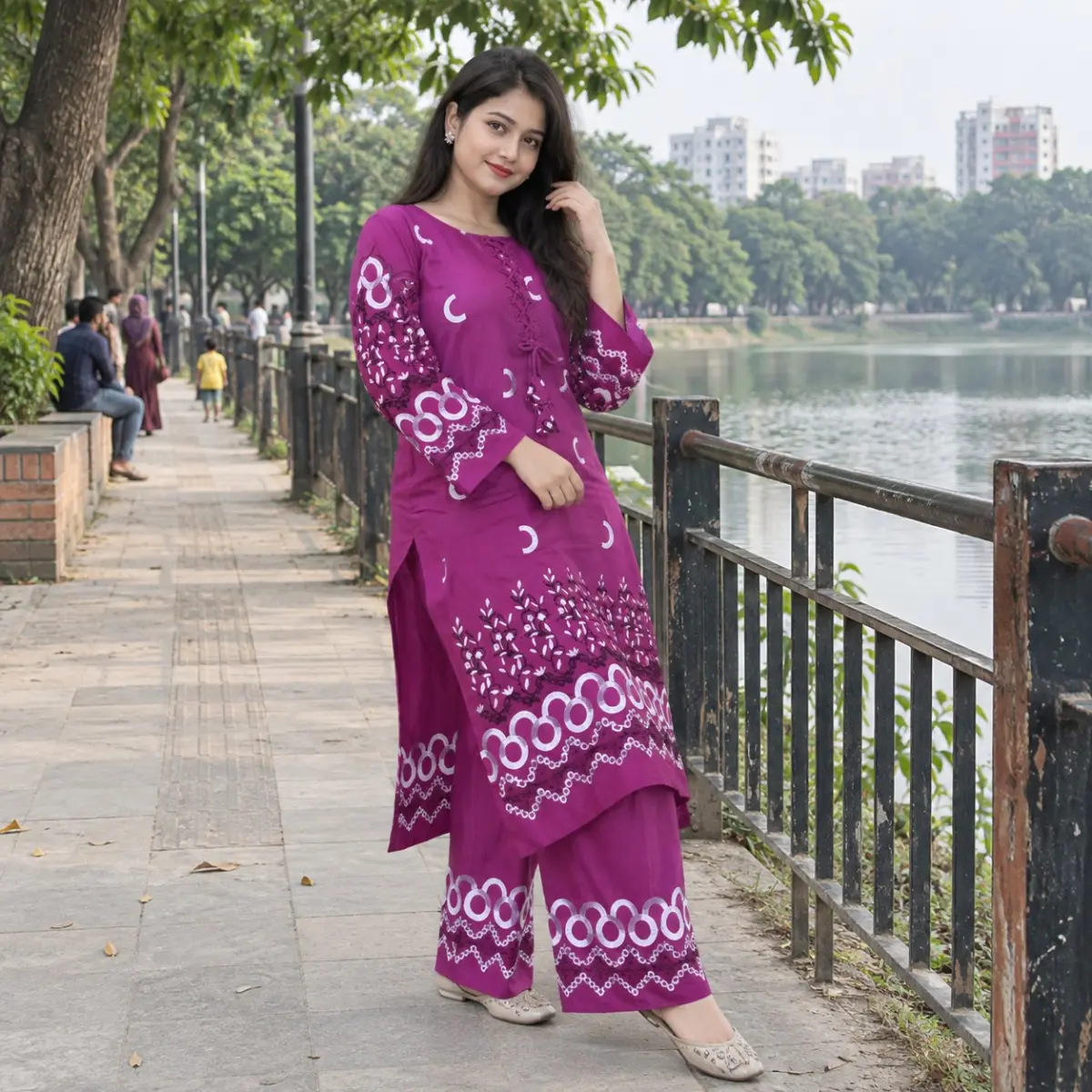 Unique Embroidered Co-Ord Set