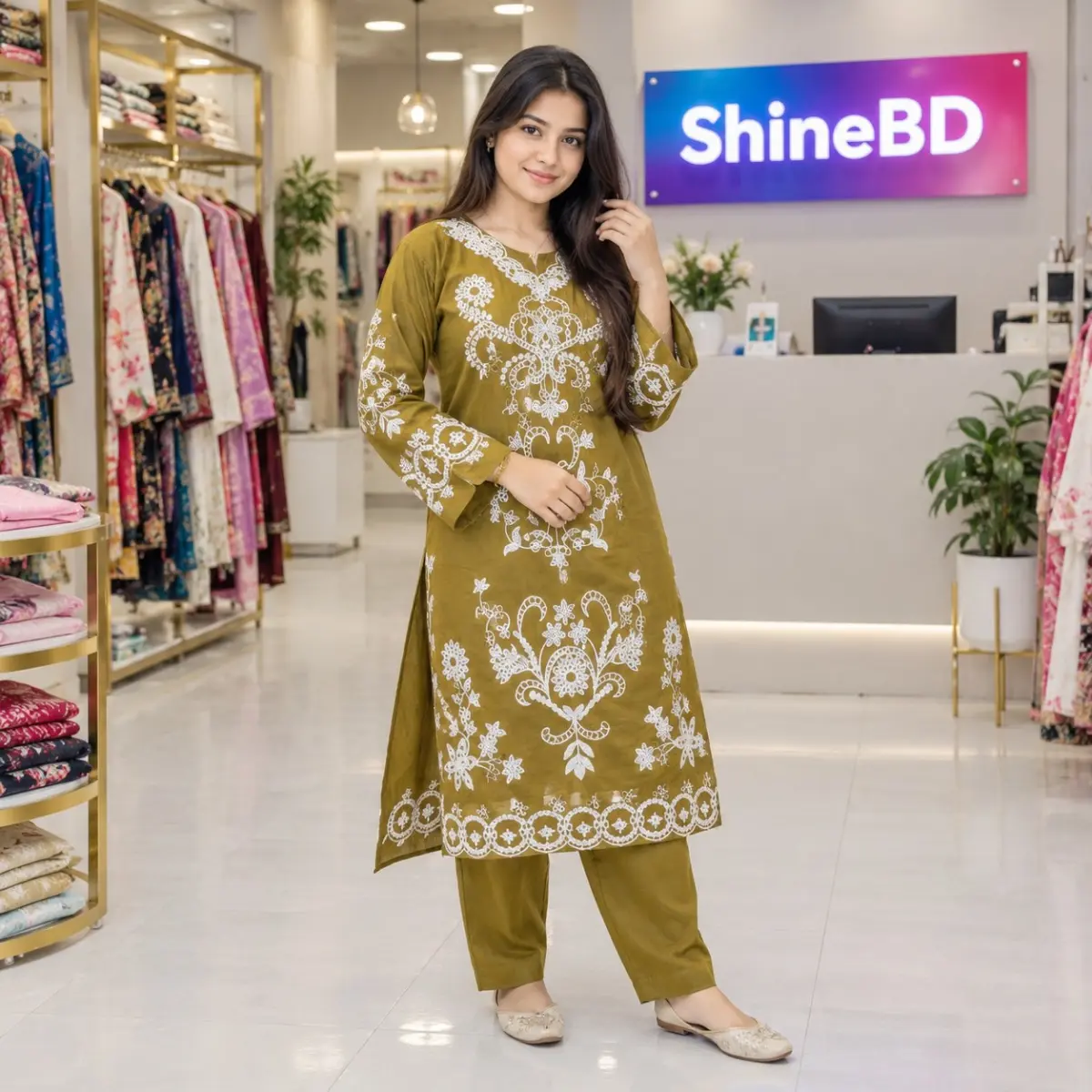 Unique Embroidered Co-Ord Set