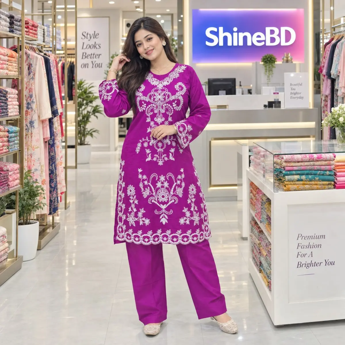 Unique Embroidered Co-Ord Set
