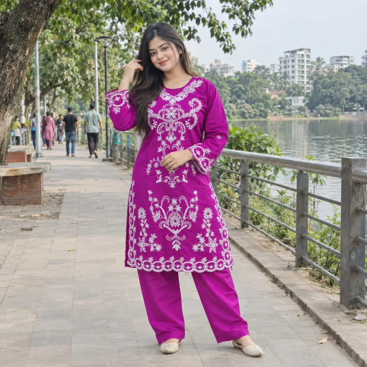 Unique Embroidered Co-Ord Set