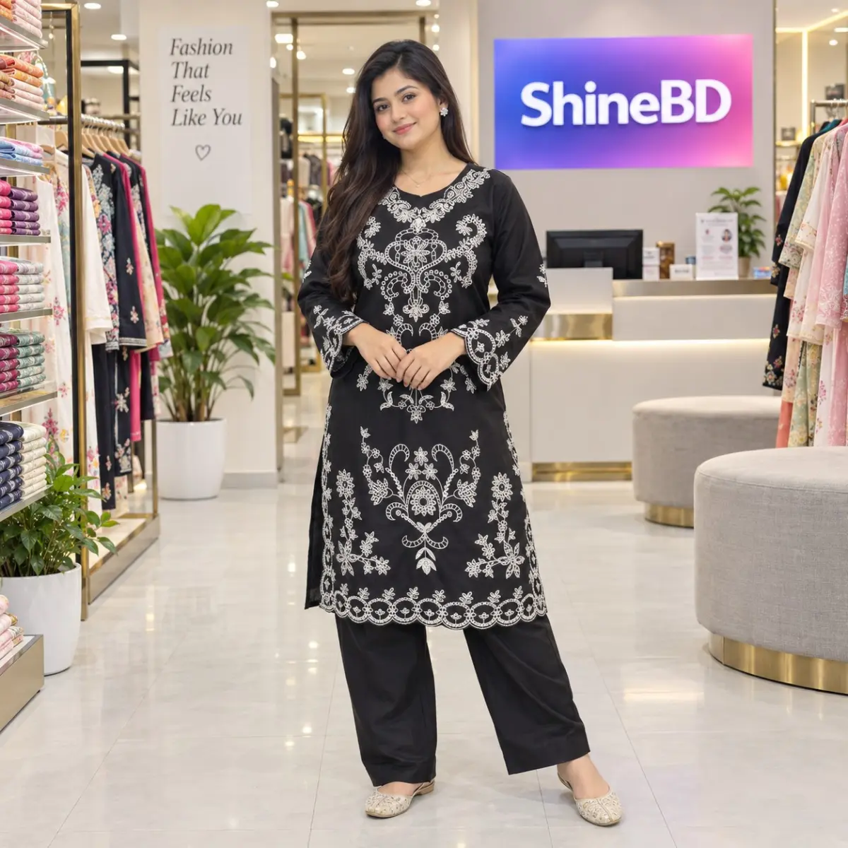 Unique Embroidered Co-Ord Set