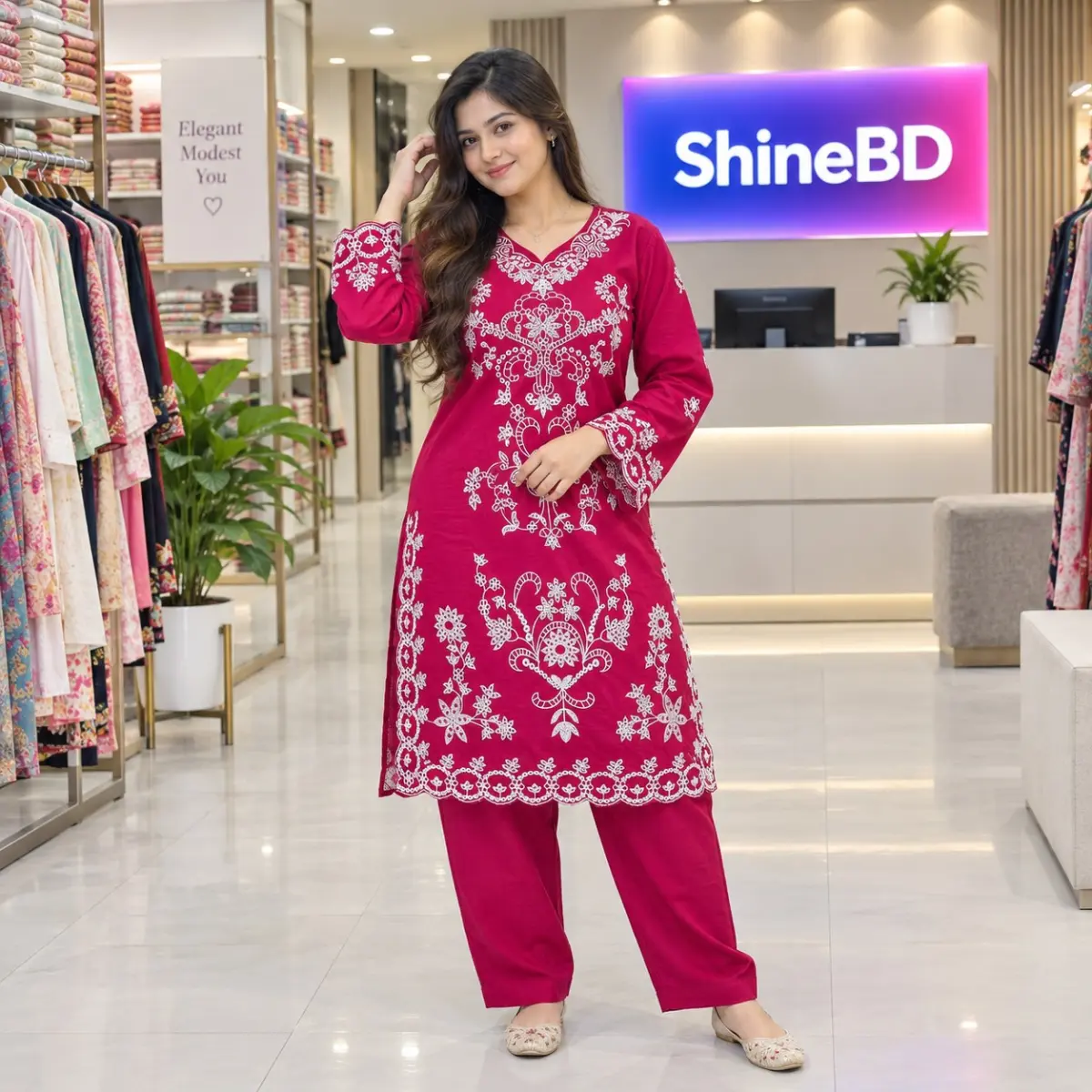 Unique Embroidered Co-Ord Set
