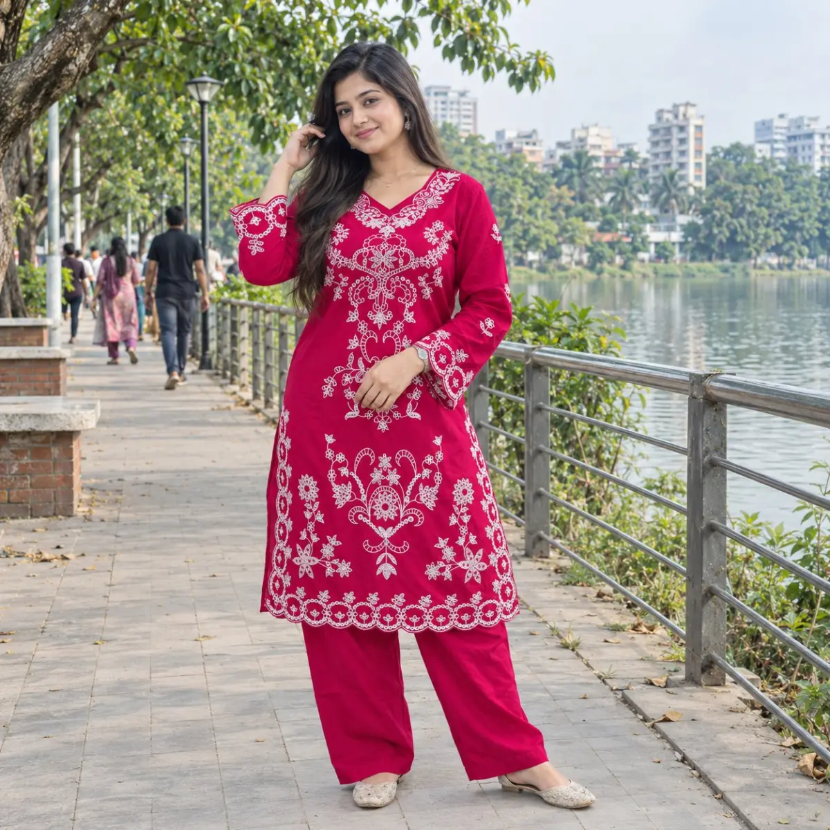 Unique Embroidered Co-Ord Set