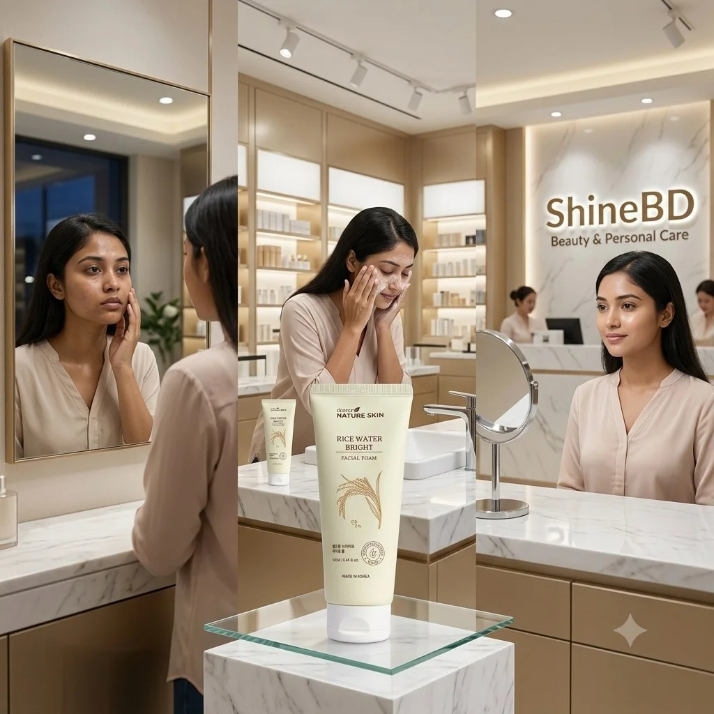 Nature Skin Rice Water Bright Facial Foam