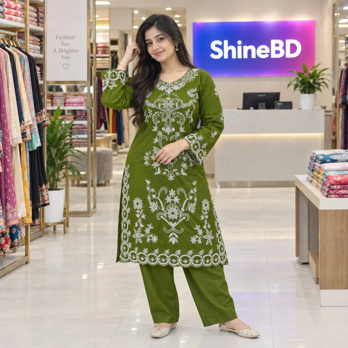 Unique Embroidered Co-Ord Set