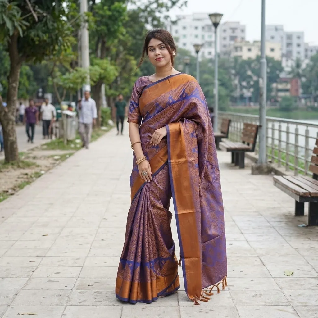 Kanjivaram katan Sharee