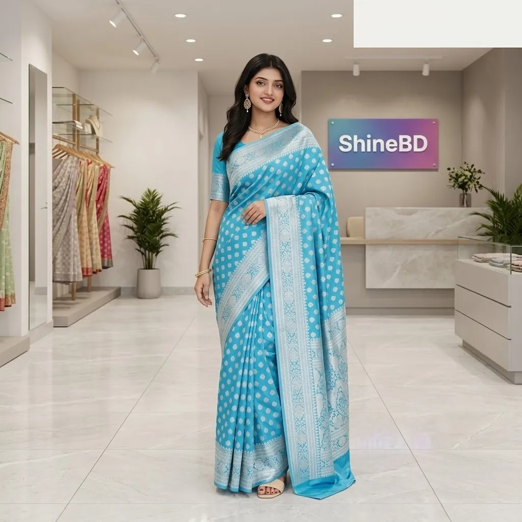 Soft silk katan sharee