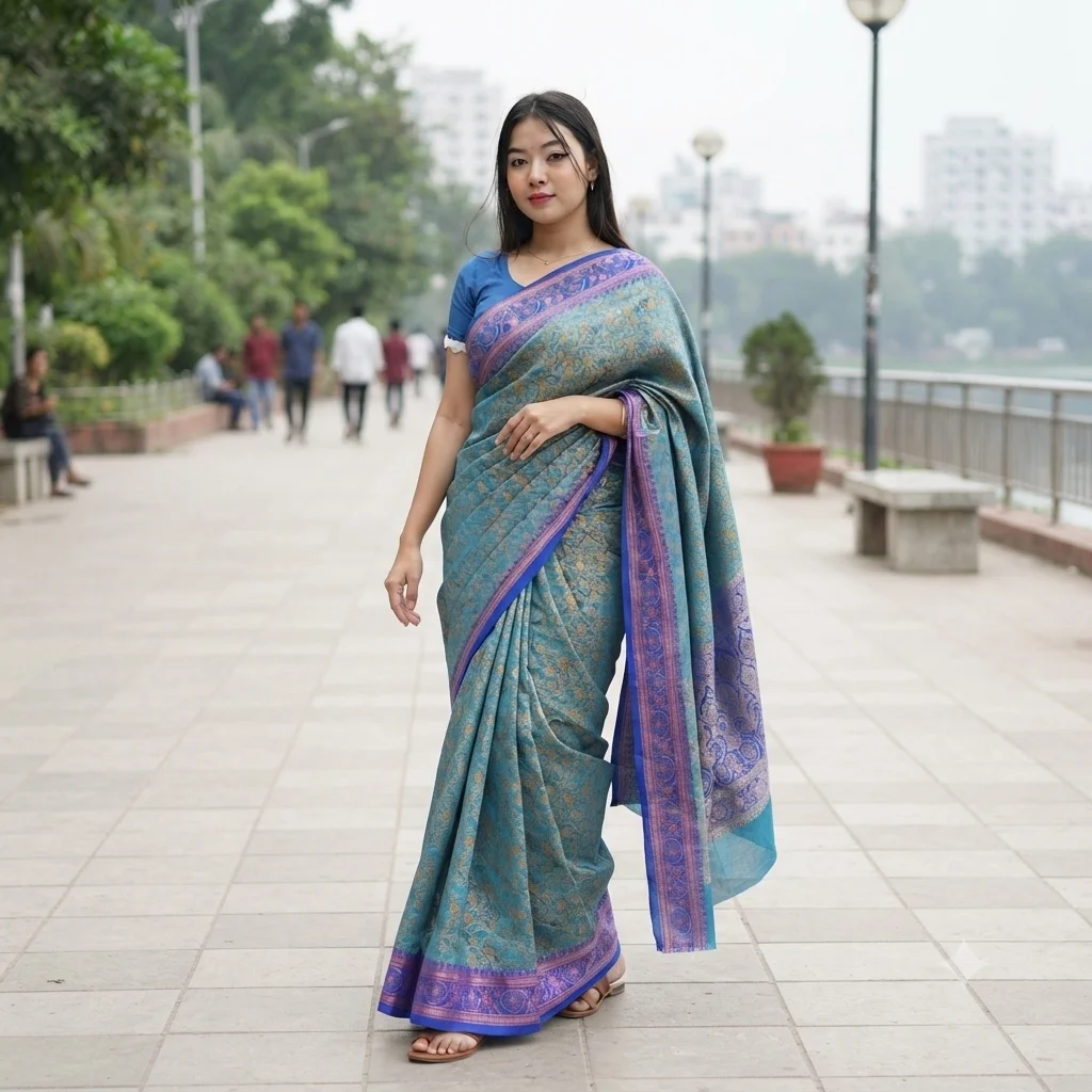 Kanjivaram katan Sharee